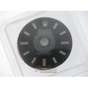 Quadrante nero Chromalight Rolex Milgauss 116400 nuovo B13/116408-120-K1